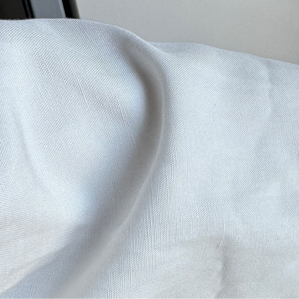 NWT ALLSAINT Petra Linen Blend White Oversized Blazer in Size 4 - Picture 16 of 17